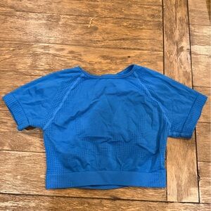 Blue Short Sleeve Top